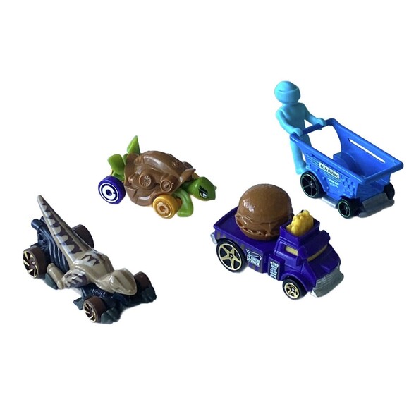 Hotwheel Cars Lot Veloci Racer, Turto shell ,Aisle Driver ,Buns os Steel Rare - Picture 1 of 7